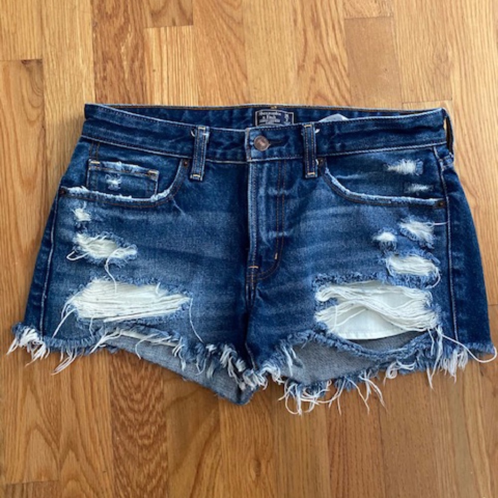 Abercrombie and Fitch Distressed Shorts